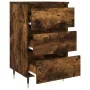 Nachttisch aus geräuchertem Eichenholzwerkstoff, 40 x 35 x 69 cm von vidaXL, Nachttische - Ref: Foro24-826918, Preis: 54,52 €...