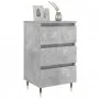 Nightstands 2 pcs concrete gray engineered wood 40x35x69 cm by vidaXL, Nightstands - Ref: Foro24-826917, Price: 97,61 €, Disc...
