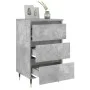 Nightstands 2 pcs concrete gray engineered wood 40x35x69 cm by vidaXL, Nightstands - Ref: Foro24-826917, Price: 97,61 €, Disc...
