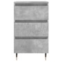Nachttische 2 Stück betongraues Holzwerkstoff 40x35x69 cm von vidaXL, Nachttische - Ref: Foro24-826917, Preis: 98,82 €, Rabat...