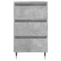 Nightstands 2 pcs concrete gray engineered wood 40x35x69 cm by vidaXL, Nightstands - Ref: Foro24-826917, Price: 97,61 €, Disc...