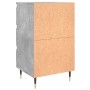 Nachttische 2 Stück betongraues Holzwerkstoff 40x35x69 cm von vidaXL, Nachttische - Ref: Foro24-826917, Preis: 98,82 €, Rabat...