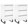 Nightstands 2 pcs engineered wood white 40x35x69 cm by vidaXL, Nightstands - Ref: Foro24-826941, Price: 113,20 €, Discount: %