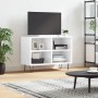 Hochglanzweißer TV-Schrank aus Holzwerkstoff, 69,5 x 30 x 50 cm von vidaXL, TV-Möbel - Ref: Foro24-826966, Preis: 45,71 €, Ra...