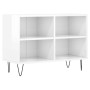 Hochglanzweißer TV-Schrank aus Holzwerkstoff, 69,5 x 30 x 50 cm von vidaXL, TV-Möbel - Ref: Foro24-826966, Preis: 45,71 €, Ra...