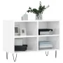 Glossy white engineered wood TV cabinet 69.5x30x50 cm by vidaXL, TV Furniture - Ref: Foro24-826966, Price: 45,15 €, Discount: %