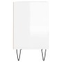 Hochglanzweißer TV-Schrank aus Holzwerkstoff, 69,5 x 30 x 50 cm von vidaXL, TV-Möbel - Ref: Foro24-826966, Preis: 45,71 €, Ra...
