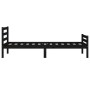 Estructura de cama madera maciza negro 90x200 cm de vidaXL, Camas y somieres - Ref: Foro24-814808, Precio: 106,87 €, Descuent...