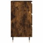 Nachttische 2 Stk. Holzwerkstoff Eiche geräuchert 40x35x69 cm von vidaXL, Nachttische - Ref: Foro24-826919, Preis: 97,30 €, R...