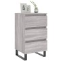 Nachttisch 2 Stk. Sonoma graues Holzwerkstoff 40x35x69 cm von vidaXL, Nachttische - Ref: Foro24-826953, Preis: 121,61 €, Raba...