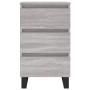 Nachttisch 2 Stk. Sonoma graues Holzwerkstoff 40x35x69 cm von vidaXL, Nachttische - Ref: Foro24-826953, Preis: 121,61 €, Raba...