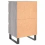 Mesita de noche 2 uds madera ingeniería gris Sonoma 40x35x69 cm de vidaXL, Mesitas de noche - Ref: Foro24-826953, Precio: 119...