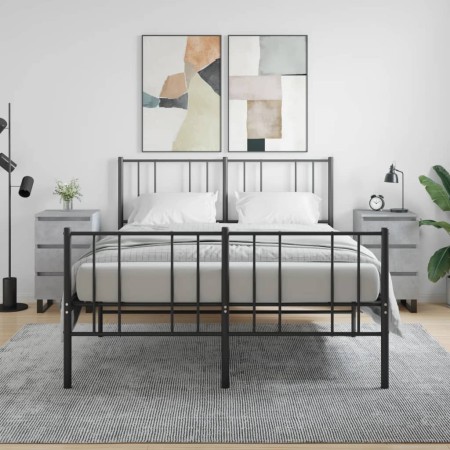 Nachttische 2 Stück betongraues Holzwerkstoff 40x35x69 cm von vidaXL, Nachttische - Ref: Foro24-826949, Preis: 109,77 €, Raba...