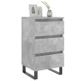 Nachttische 2 Stück betongraues Holzwerkstoff 40x35x69 cm von vidaXL, Nachttische - Ref: Foro24-826949, Preis: 109,77 €, Raba...