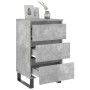 Nachttische 2 Stück betongraues Holzwerkstoff 40x35x69 cm von vidaXL, Nachttische - Ref: Foro24-826949, Preis: 109,77 €, Raba...