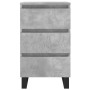 Nachttische 2 Stück betongraues Holzwerkstoff 40x35x69 cm von vidaXL, Nachttische - Ref: Foro24-826949, Preis: 109,77 €, Raba...