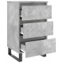 Nachttische 2 Stück betongraues Holzwerkstoff 40x35x69 cm von vidaXL, Nachttische - Ref: Foro24-826949, Preis: 109,77 €, Raba...
