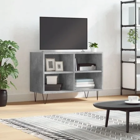 Mueble de TV madera de ingeniería gris hormigón 69,5x30x50 cm de vidaXL, Muebles TV - Ref: Foro24-826968, Precio: 41,56 €, De...