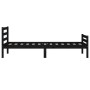 Estructura de cama madera maciza negro 100x200 cm de vidaXL, Camas y somieres - Ref: Foro24-814813, Precio: 112,02 €, Descuen...