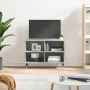 Betongrauer TV-Schrank aus Holzwerkstoff, 69,5 x 30 x 50 cm von vidaXL, TV-Möbel - Ref: Foro24-826960, Preis: 41,50 €, Rabatt: %