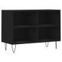Parkett TV-Möbel schwarz 69,5x30x50 cm von vidaXL, TV-Möbel - Ref: Foro24-826965, Preis: 43,18 €, Rabatt: %