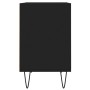 Mueble de TV madera de ingeniería negro 69,5x30x50 cm