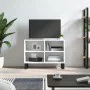 Weißer TV-Schrank aus Holzwerkstoff, 69,5 x 30 x 50 cm von vidaXL, TV-Möbel - Ref: Foro24-826972, Preis: 47,80 €, Rabatt: %