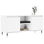 Weißer TV-Schrank aus Holzwerkstoff, 104 x 35 x 50 cm von vidaXL, TV-Möbel - Ref: Foro24-827004, Preis: 64,81 €, Rabatt: %