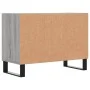 TV stand made of Sonoma gray engineered wood 69.5x30x50 cm by vidaXL, TV Furniture - Ref: Foro24-826978, Price: 47,77 €, Disc...