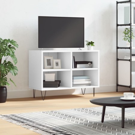 Weißer TV-Schrank aus Holzwerkstoff, 69,5 x 30 x 50 cm von vidaXL, TV-Möbel - Ref: Foro24-826964, Preis: 43,18 €, Rabatt: %