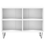 Weißer TV-Schrank aus Holzwerkstoff, 69,5 x 30 x 50 cm von vidaXL, TV-Möbel - Ref: Foro24-826964, Preis: 43,18 €, Rabatt: %