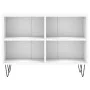 White engineered wood TV cabinet 69.5x30x50 cm by vidaXL, TV Furniture - Ref: Foro24-826964, Price: 42,64 €, Discount: %