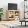 Mueble de TV madera de ingeniería roble Sonoma 69,5x30x50 cm de vidaXL, Muebles TV - Ref: Foro24-826967, Precio: 53,88 €, Des...