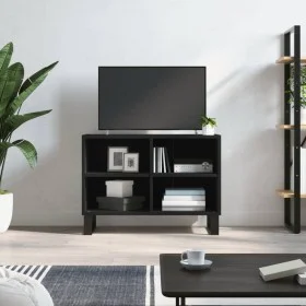 Parkett TV-Möbel schwarz 69,5x30x50 cm von vidaXL, TV-Möbel - Ref: Foro24-826973, Preis: 48,52 €, Rabatt: %