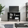 Parkett TV-Möbel schwarz 69,5x30x50 cm von vidaXL, TV-Möbel - Ref: Foro24-826973, Preis: 48,52 €, Rabatt: %