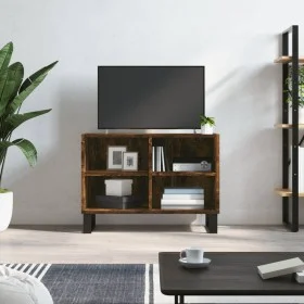 Mueble de TV madera de ingeniería roble ahumado 69,5x30x50 cm de vidaXL, Muebles TV - Ref: Foro24-826977, Precio: 46,42 €, De...