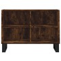 TV-Schrank aus geräuchertem Eichenholzwerkstoff, 69,5 x 30 x 50 cm von vidaXL, TV-Möbel - Ref: Foro24-826977, Preis: 47,00 €,...