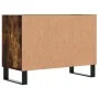 Smoked oak engineered wood TV cabinet 69.5x30x50 cm by vidaXL, TV Furniture - Ref: Foro24-826977, Price: 46,42 €, Discount: %
