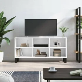 Hochglanzweißer TV-Schrank aus Holzwerkstoff, 103,5 x 30 x 50 cm von vidaXL, TV-Möbel - Ref: Foro24-826998, Preis: 65,10 €, R...