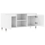 Hochglanzweißer TV-Schrank aus Holzwerkstoff, 104 x 35 x 50 cm von vidaXL, TV-Möbel - Ref: Foro24-827006, Preis: 67,32 €, Rab...