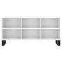 Hochglanzweißer TV-Schrank aus Holzwerkstoff, 103,5 x 30 x 50 cm von vidaXL, TV-Möbel - Ref: Foro24-826998, Preis: 66,03 €, R...