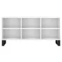 Mueble de TV madera de ingeniería blanco brillo 103,5x30x50 cm de vidaXL, Muebles TV - Ref: Foro24-826998, Precio: 65,10 €, D...
