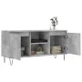 Mueble de TV madera de ingeniería gris hormigón 104x35x50 cm de vidaXL, Muebles TV - Ref: Foro24-827016, Precio: 63,15 €, Des...