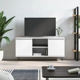 Weißer TV-Schrank aus Holzwerkstoff, 104 x 35 x 50 cm von vidaXL, TV-Möbel - Ref: Foro24-827012, Preis: 65,63 €, Rabatt: %