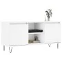 Mueble de TV madera de ingeniería blanco 104x35x50 cm de vidaXL, Muebles TV - Ref: Foro24-827012, Precio: 65,63 €, Descuento: %