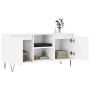 Mueble de TV madera de ingeniería blanco 104x35x50 cm de vidaXL, Muebles TV - Ref: Foro24-827012, Precio: 65,63 €, Descuento: %