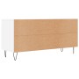 Weißer TV-Schrank aus Holzwerkstoff, 104 x 35 x 50 cm von vidaXL, TV-Möbel - Ref: Foro24-827012, Preis: 66,45 €, Rabatt: %