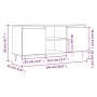 Mueble de TV madera de ingeniería blanco 104x35x50 cm de vidaXL, Muebles TV - Ref: Foro24-827012, Precio: 65,63 €, Descuento: %