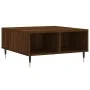 Brown oak engineered wood coffee table 60x60x30 cm by vidaXL, Coffee table - Ref: Foro24-827035, Price: 55,44 €, Discount: %
