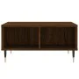 Brown oak engineered wood coffee table 60x60x30 cm by vidaXL, Coffee table - Ref: Foro24-827035, Price: 55,44 €, Discount: %